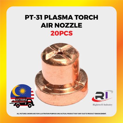 RIGHTWELL PLASMA CUTTING TORCH AIR NOZZLE (20PCS) PT-31