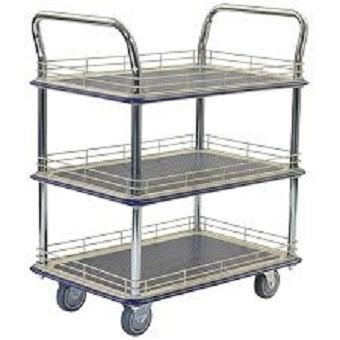 Trolley With Ledge 3 Shelf 200kg /Trolley /Trolley with Ledge /3 Shelf Trolley /200kg /Trolley Rack /Trolley With Ledge 3 Shelf