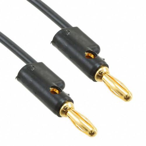 Fluke PATCH 2948-60-0 Banana Plug Patch Cord, Gold (black)