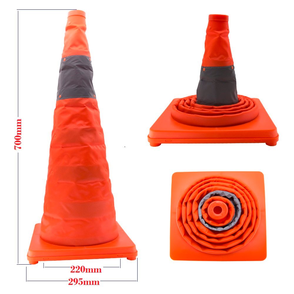 OEM *Collapsible Reflective Traffic Safety Cones 28in