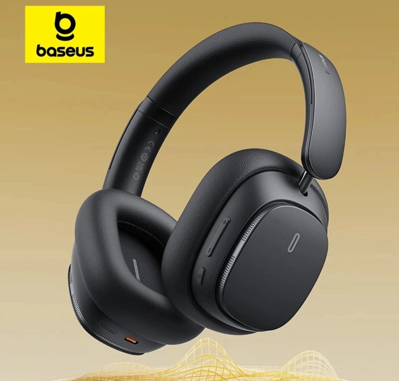 Baseus H1 Pro Wireless Headphone Hybrid -48dB Active Noise Cancellation Bluetooth Headset Hi-Res Certified LHDC Code
