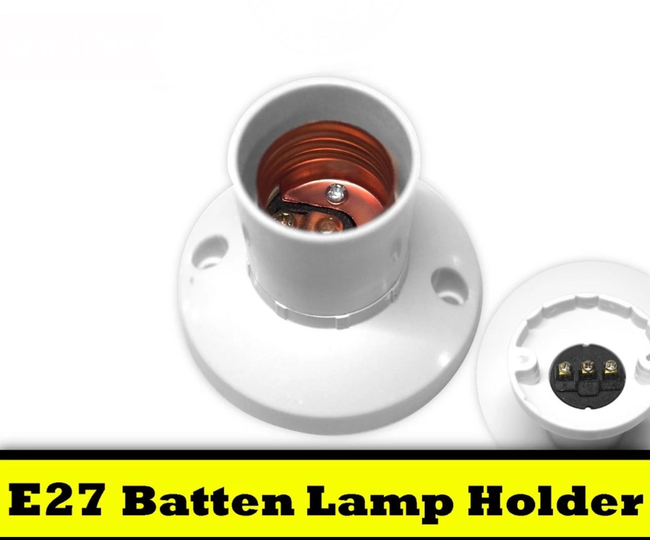 Batten Lamp E27 Batten Lamp Holder For Indoor Outdoor Surface Mount Light Socket Bulb Holder