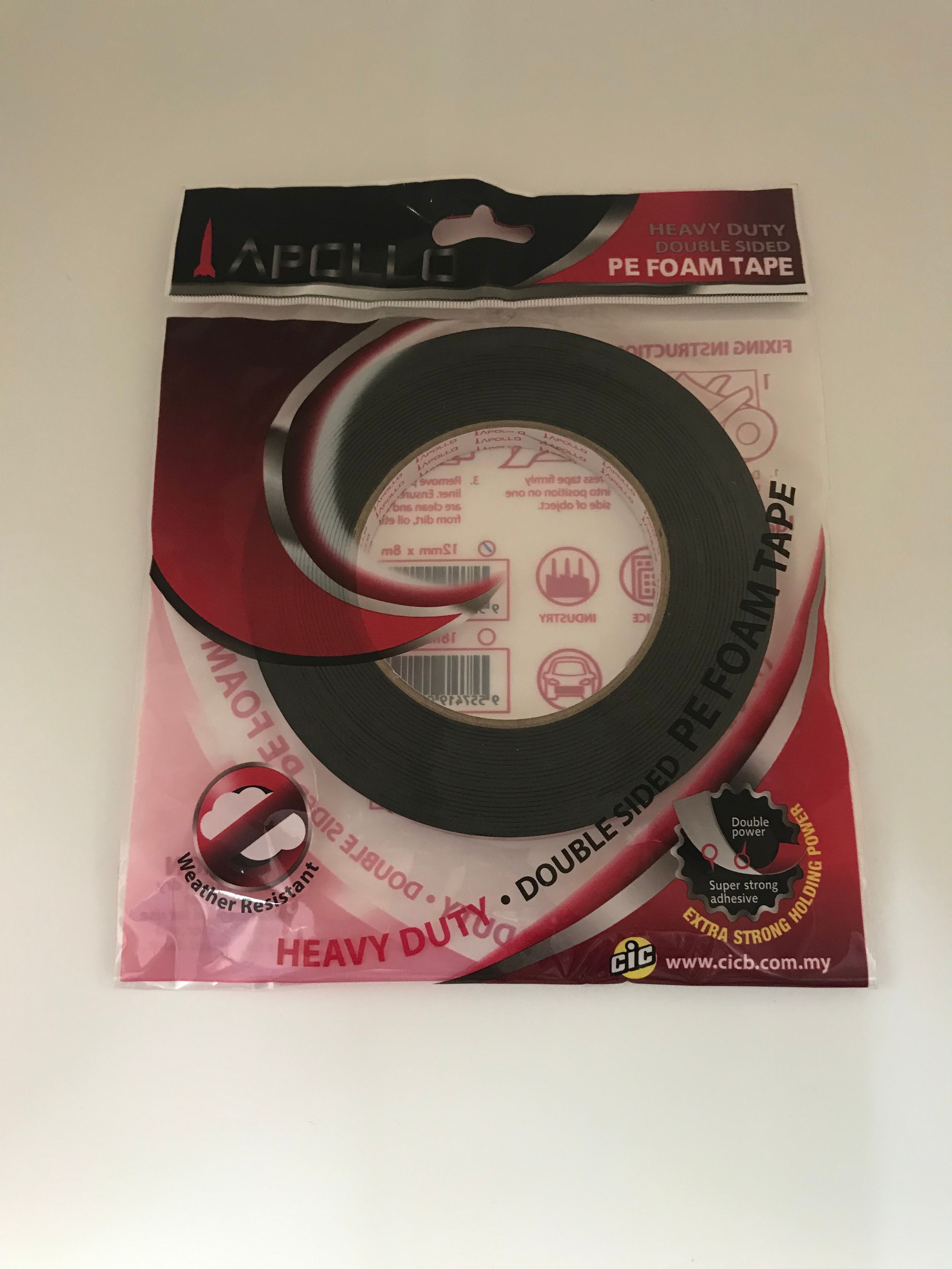 APOLLO PE FOAM TAPE (12MM X 8M)