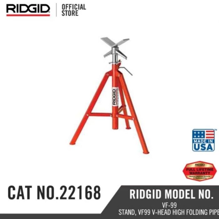 Ridgid V Head Folding Pipe Stands - VF99