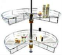 ABAGNO 800mm (270˚) 2-Layer Revolving Rack