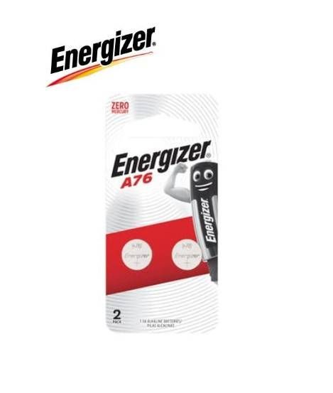 ENERGIZER BUTTON CELL A76/LR44 (2PCS/PACK)