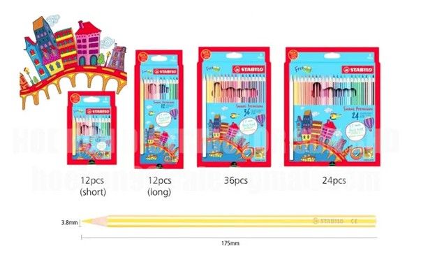 STABILO SWANS COLOUR PENCIL 3.8 PREMIUM EDITION