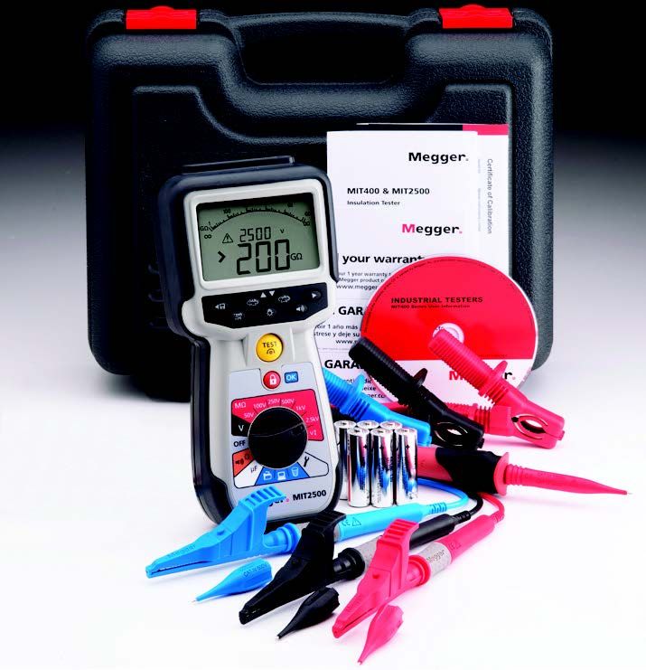 Megger MIT2500 HIGH VOLTAGE HANDHELD INSULATION AND CONTINUITY TESTER