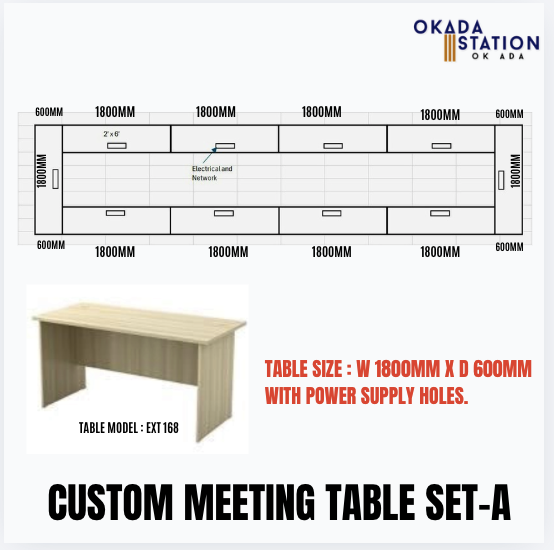 VS CUSTOM: MEETING TABLE SET / CONFERENCE TABLE
