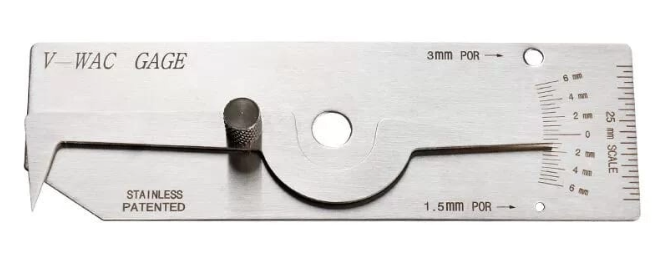 ACE WELD WELDING GAUGE HG012- FOR UNDERCUT POROSITY PIT DEPTH INSPECTION