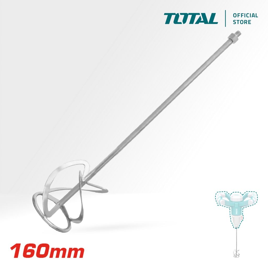 TOTAL MIX PADDLE (DIAMETER 160MM/LENGTH 600MM) SUITABLE FOR MIXER (M14 X 2.0) TOP DOWN MIXING TAC331160