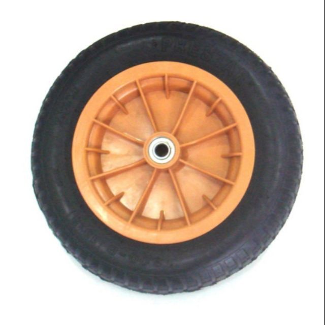 13" x 3" WheelBarrow Tyre With PVC Hub (PU Type)