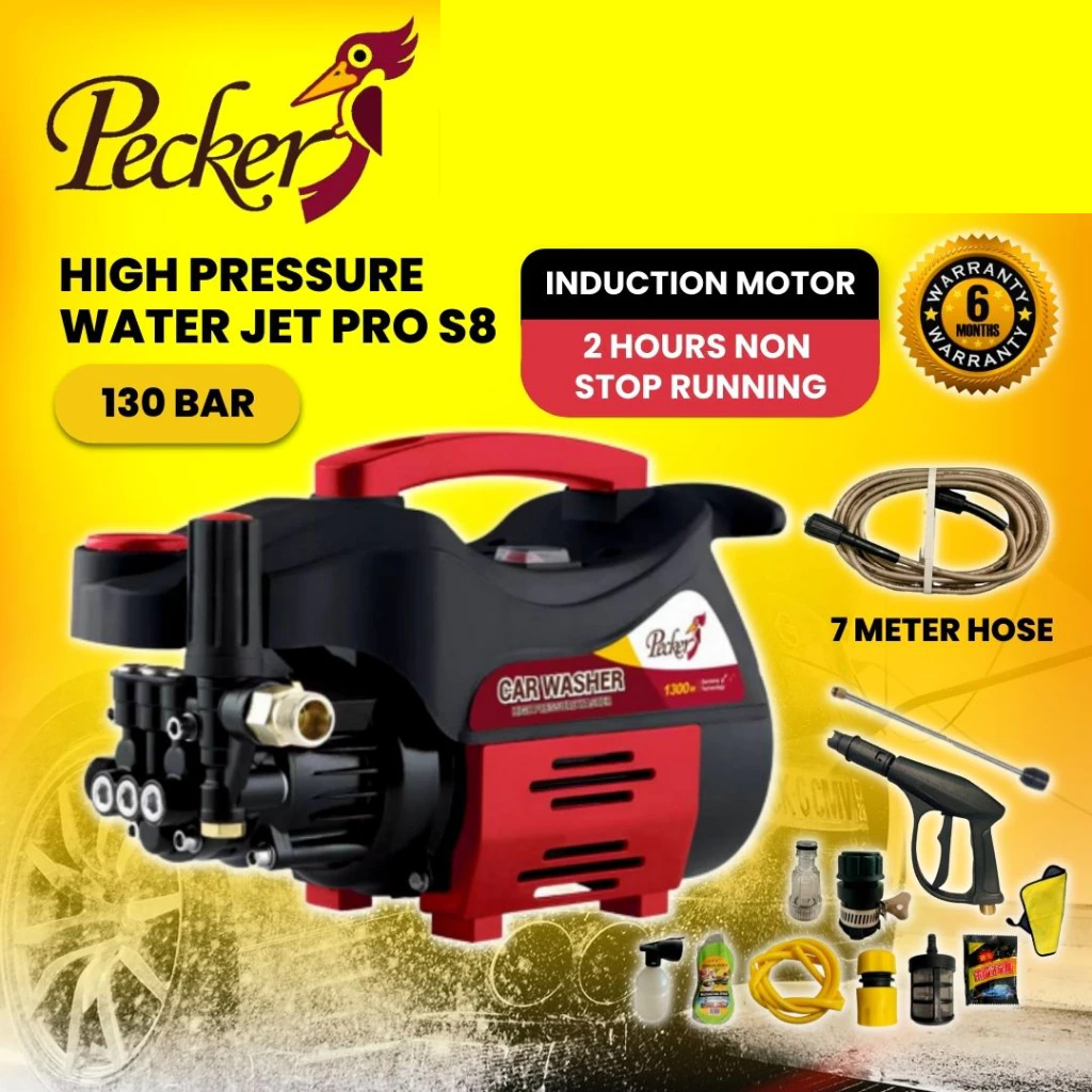 PECKER S8 Water Jet High Pressure 1300W Max 150Bar