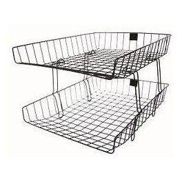 CBE Wire Tray 2 Tier Black