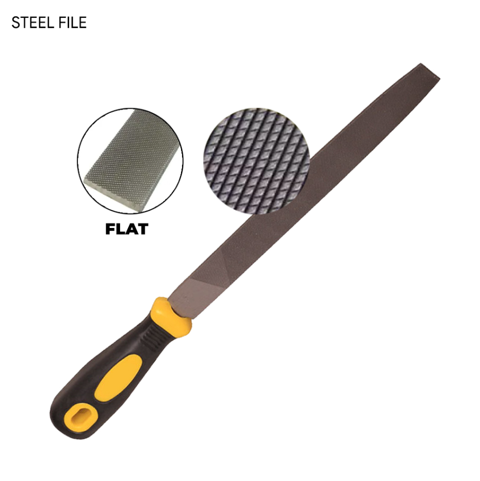 RANDOM STEEL FILE (FLAT) RANDOM