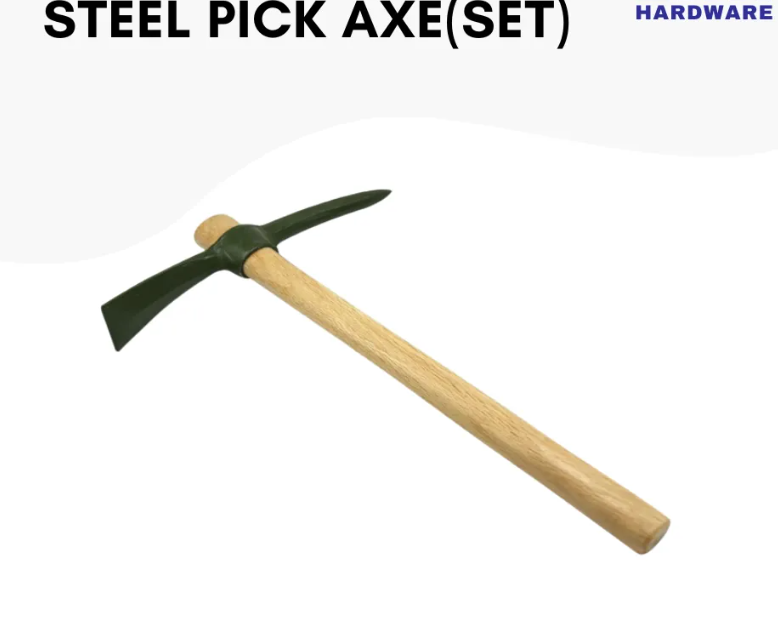5LB STEEL PICK AXE / SHARP HOE (SET)