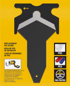 Dewalt IMPACT CONNECT PVC/PEX REPLACEMENT BLADE
