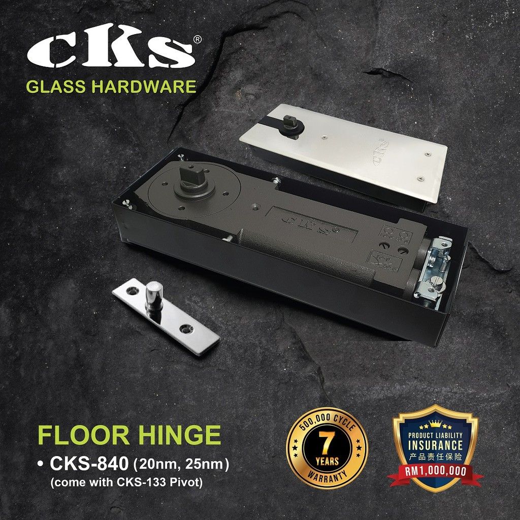 CKS-840 Floor Spring / Floor Hinge (7 Years Warranty)
