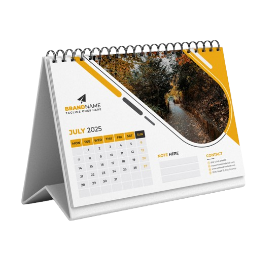 OEM 2026 Table Calendar A5 (Custom Design)