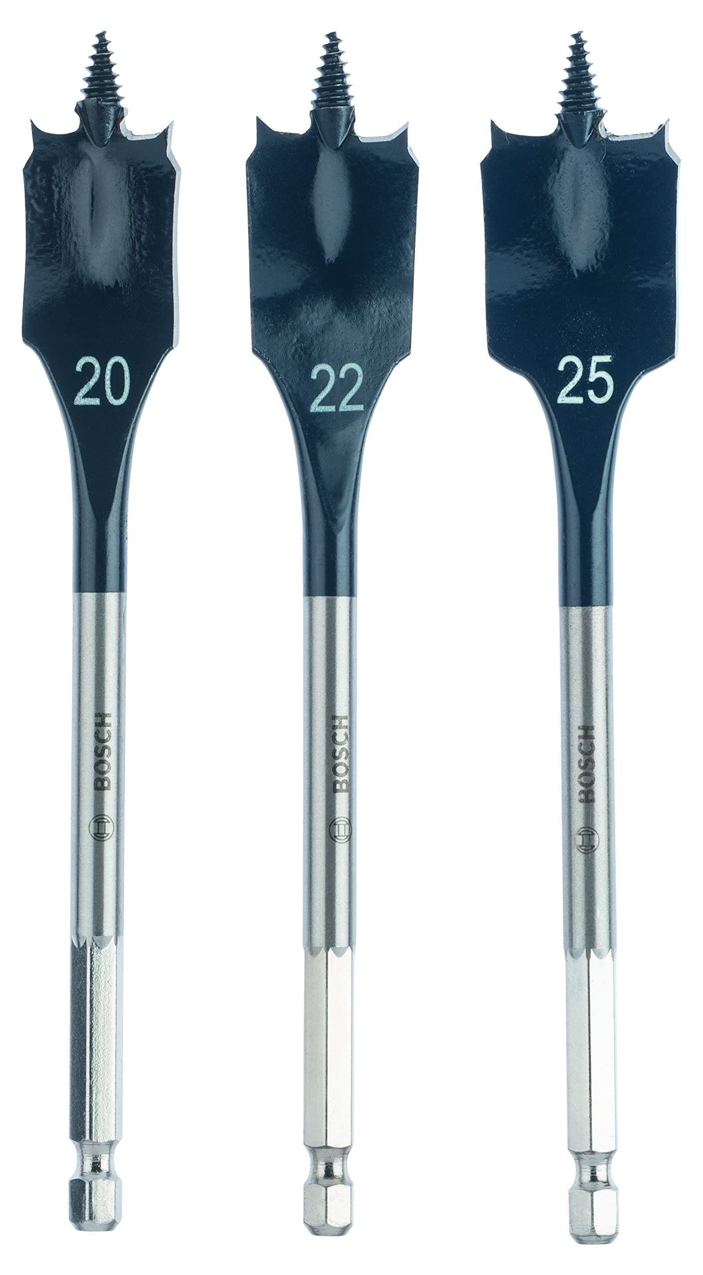 BOSCH 2608587011 3pcs Self-Cut Speed Spade