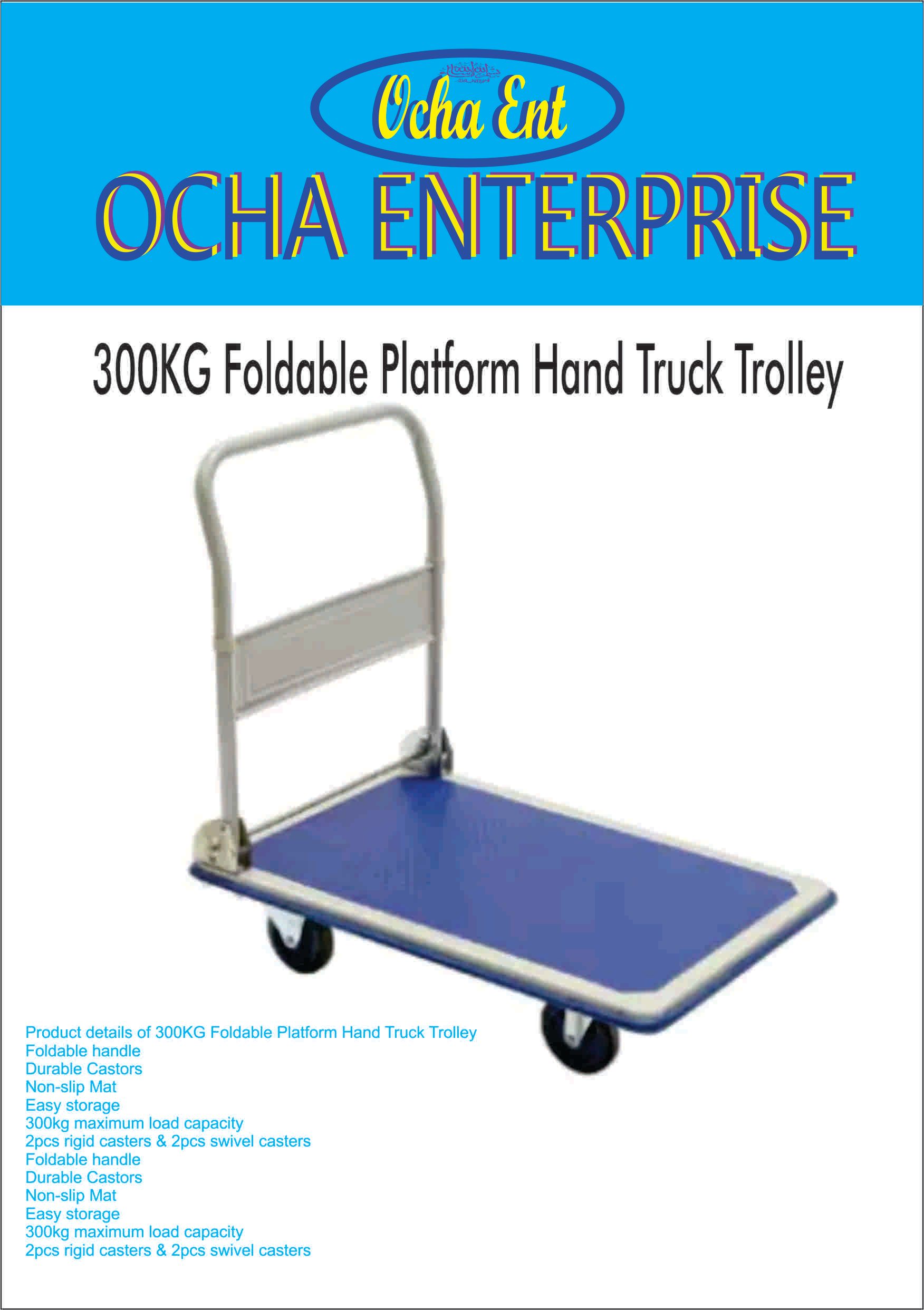 300KG Foldable Platform Hand Truck Trolley OCHA 300KG Foldable Hand Truck Trolley