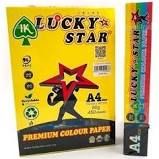 Lucky Star A4 80Gsm Color Paper Dark Mix 500 Sheets