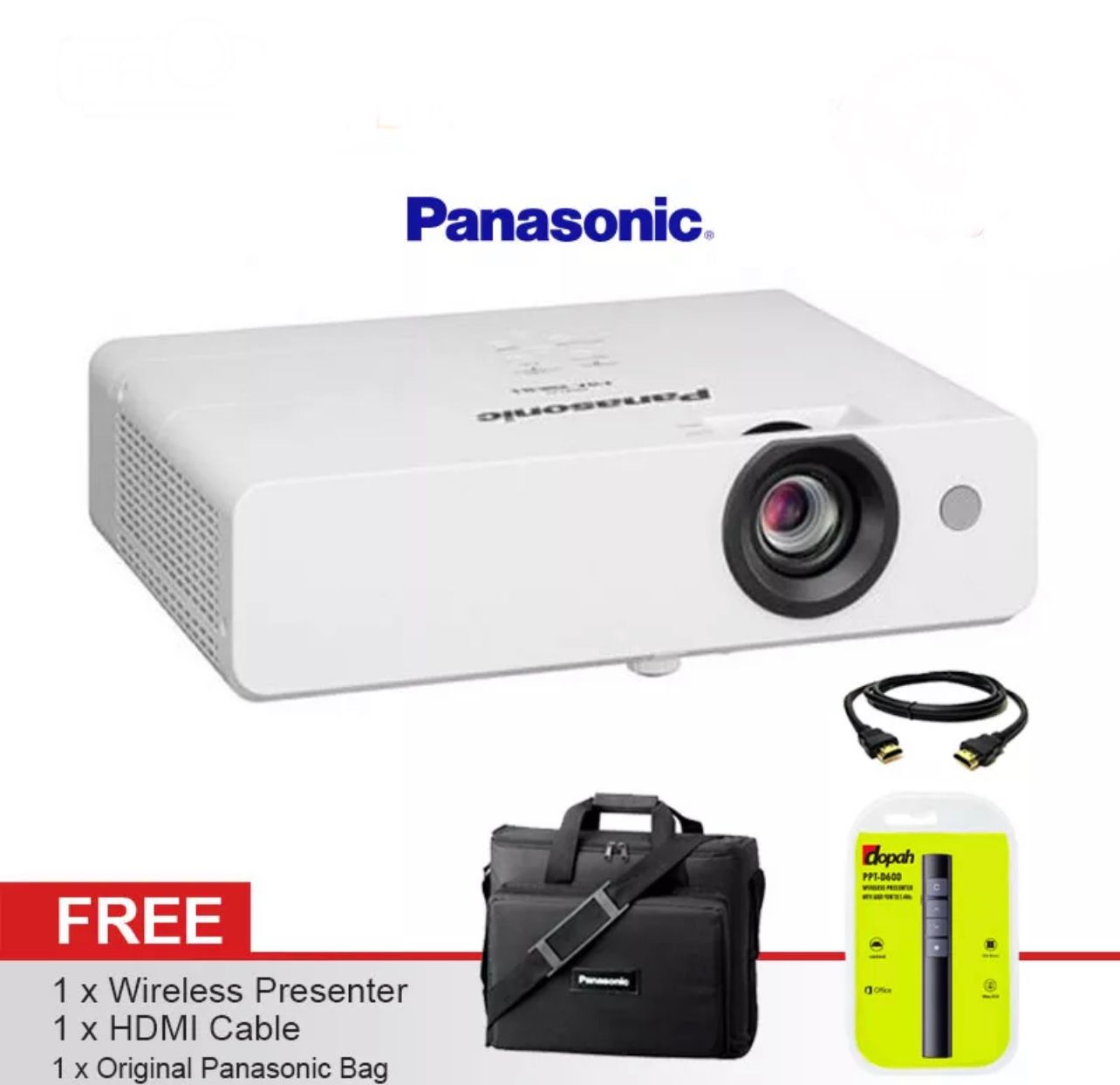 Panasonic PT-LB356 XGA 3300 Lumens 3LCD Projector, LB356, Office use