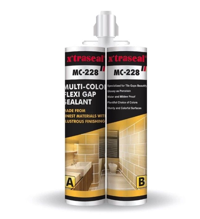 X'TRASEAL MC-228 MULTI-COLOR FLEXI GAP SEALANT 400ML - SILVER GREY