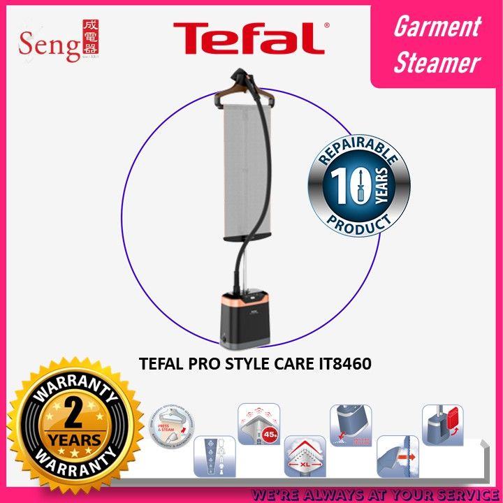 Tefal *Tefal Garment Steamer Pro Care Style Iron IT8460