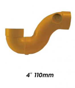 ATKC UPVC Underground Fittings P-Trap 4" (110MM)