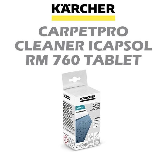 KARCHER CARPETPRO CLEANER ICAPSOL RM760 TABLET