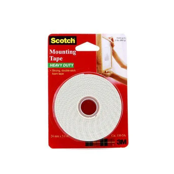 3M SCOTCH MOUNTING TAPE 24MM X 5.0M 114 (XP002032223)