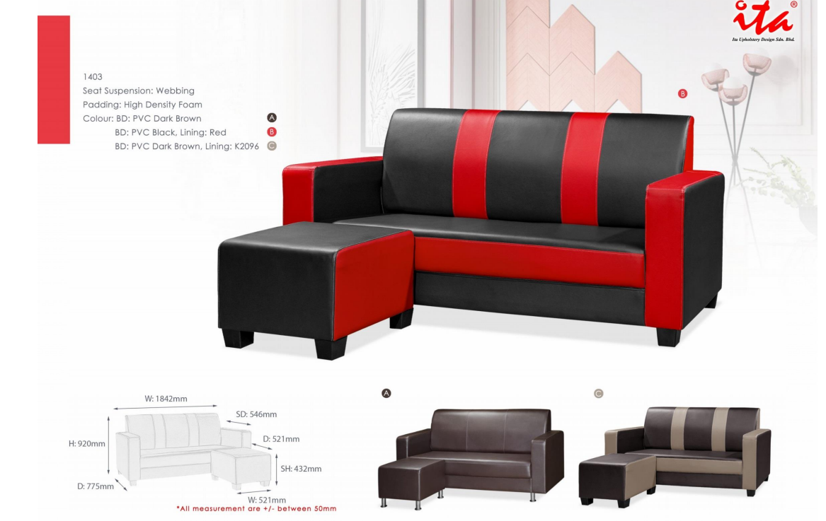 ITA OFFICE SOFA SET - 1403