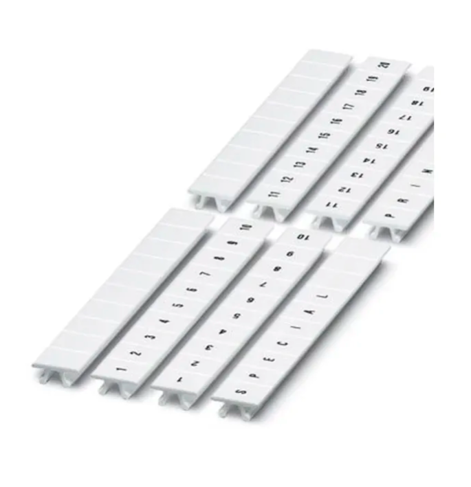 Phoenix Contact, ZB8.QR : 1 -10 Marker Strip for use with for use with Terminal Blocks