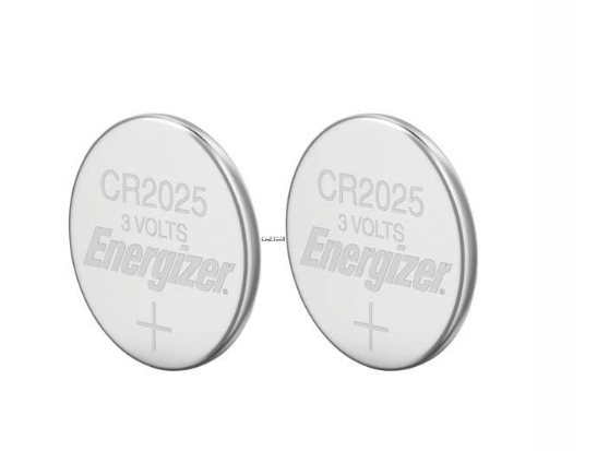 ENERGIZER ® LITHIUM COIN CR2025 BATTERIES 2PCS/CARD [ORIGINAL]