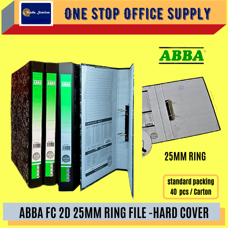 ABBA 25MM RING FILE- / SINGLE RING / ABBA / RING FILE # 25MM