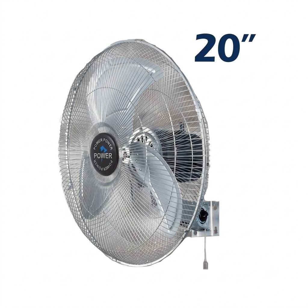 FUJIBIN INDUSTRIAL WALL FAN WITH ALUMINIUM BLADE 20FT