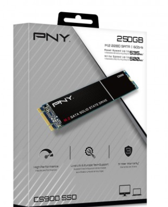 PNY CS900 250GB / 500GB M.2 SATA III SSD 250GB