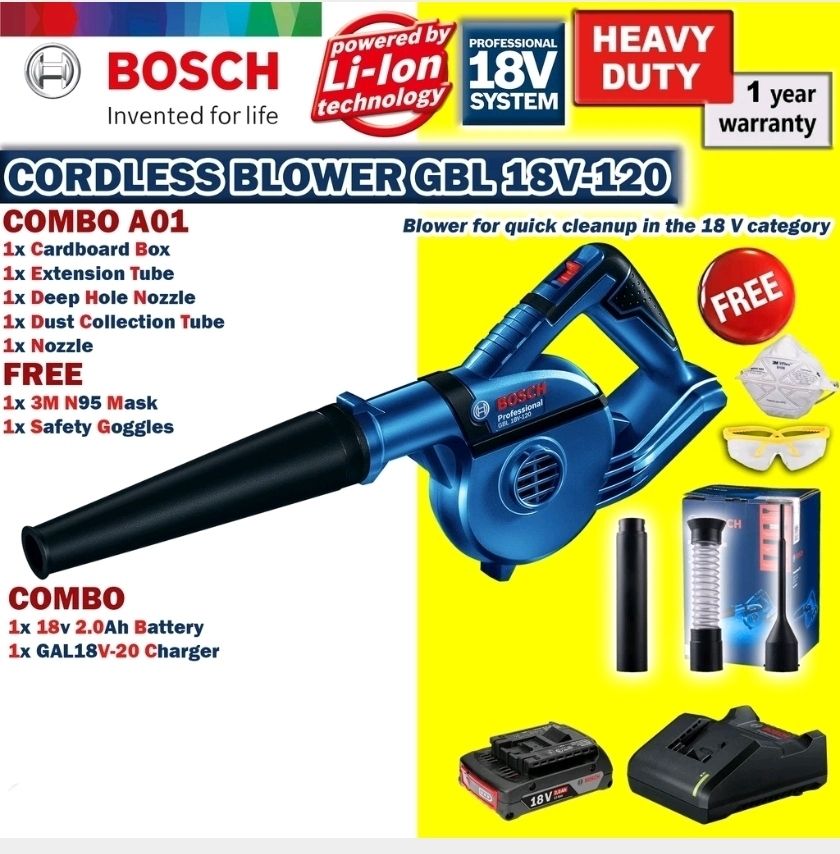 Bosch (Genuine New) GBL 18V Cordless Blower