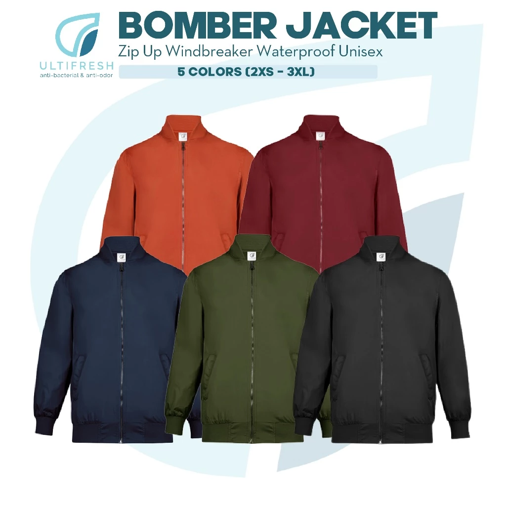 Ultifresh Bomber Jacket Outerwear (Custom Embroidery Logo)