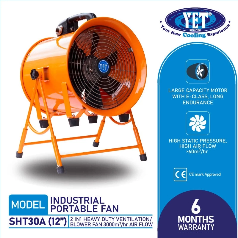 YET ECO SHT30A Heavy Duty 12'' with Flexible Hose 5m