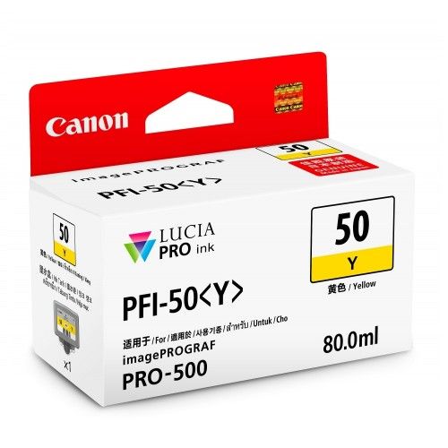 CANON Yello ink tank (80 ml) PFI-50 Y