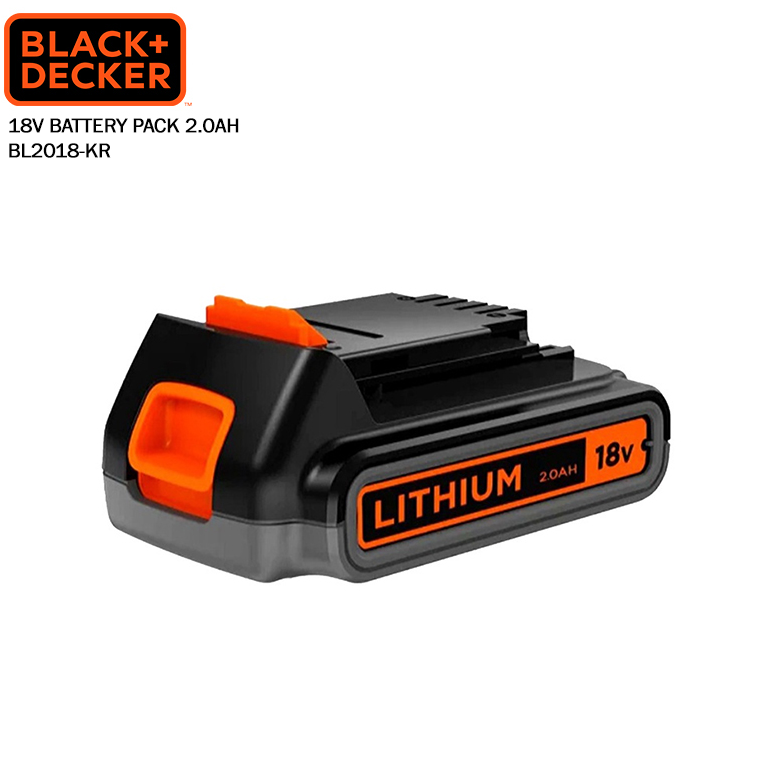BLACK & DECKER (ACCESORIES) - 18V BATTERY PACK 2.0AH (BL2018-KR)