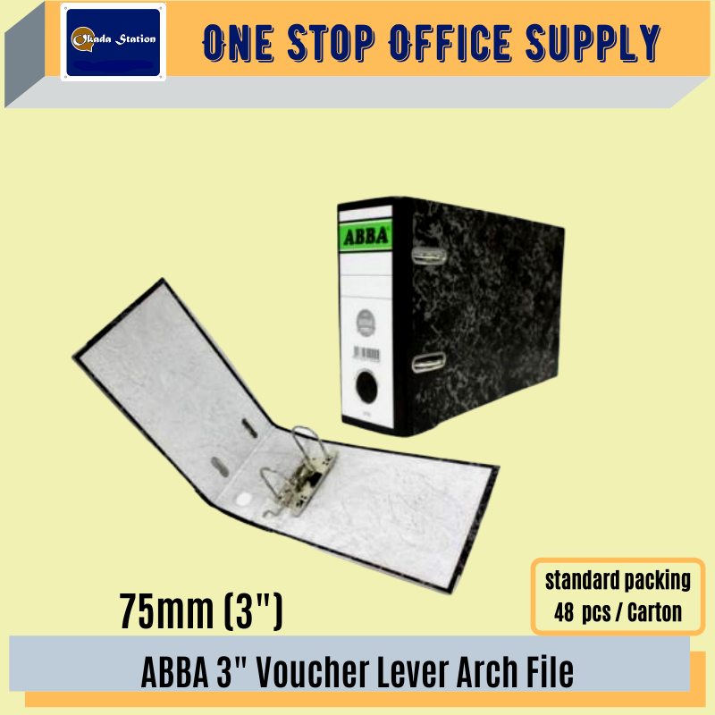 ABBA 3" Voucher Arch File /ABBA /File /Voucher Arch File /Voucher File /3"