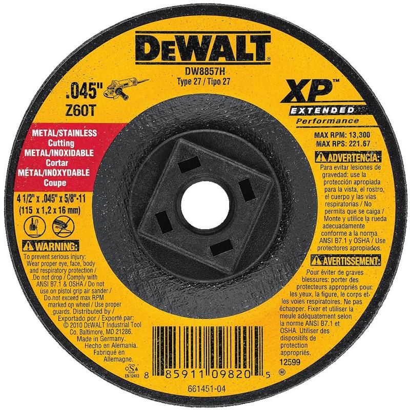Dewalt 100 x 1.6 x 16 inox cutting wheel T1