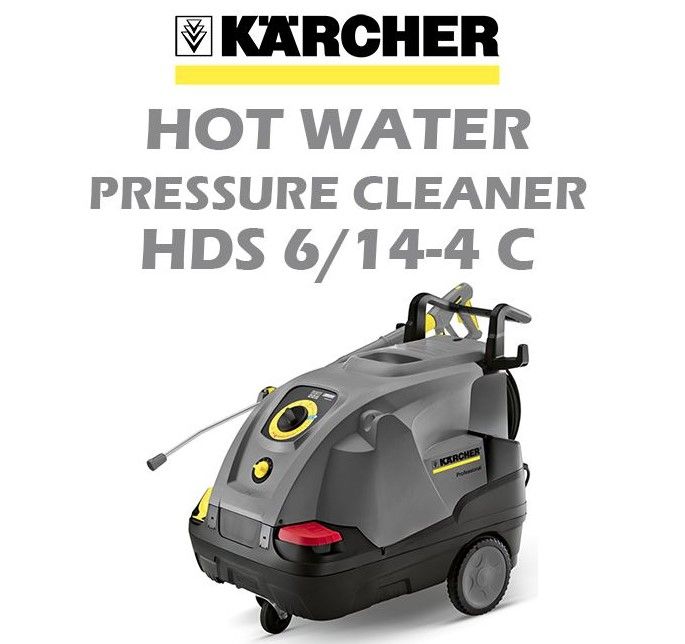KARCHER HOT WATER PRESSURE CLEANER HDS 6/14-4 C