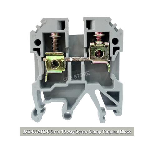 OEM ATB-6-10 6mm 10 Way Screw Clamp Terminal Block