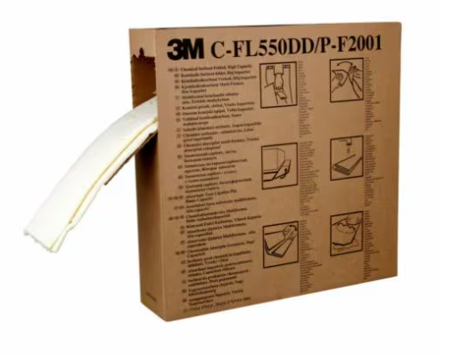 3M™ CHEMICAL SORBENT FOLDED C-FL550DD 127 MM X 15.2 M
