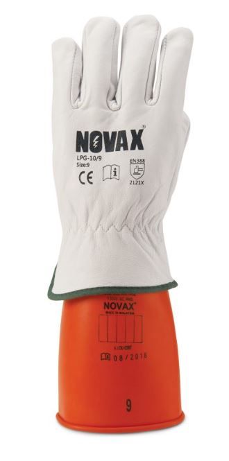 NOVAX LPG-10 LEATHER PROTECTOR GLOVES For CLASS 00 and 0 | NOVAX®