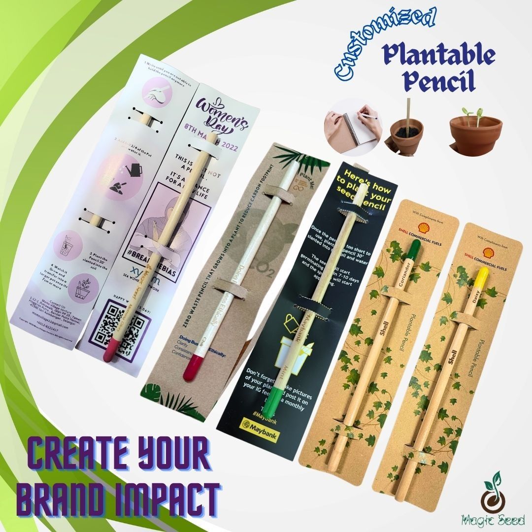 OEM Plantable Pencil Eco-Friendly Door Gift
